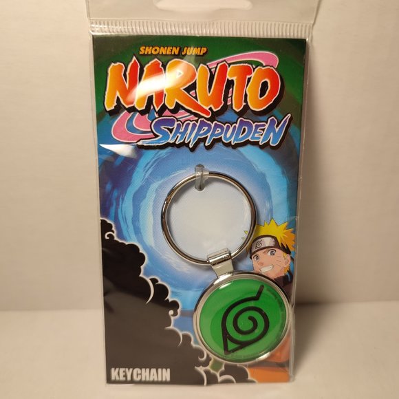 Naruto Shippuden Konoha Hidden Leaf Metal Keychain - Picture 3 of 3
